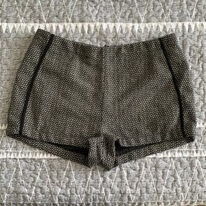 Tweed printed shorts
